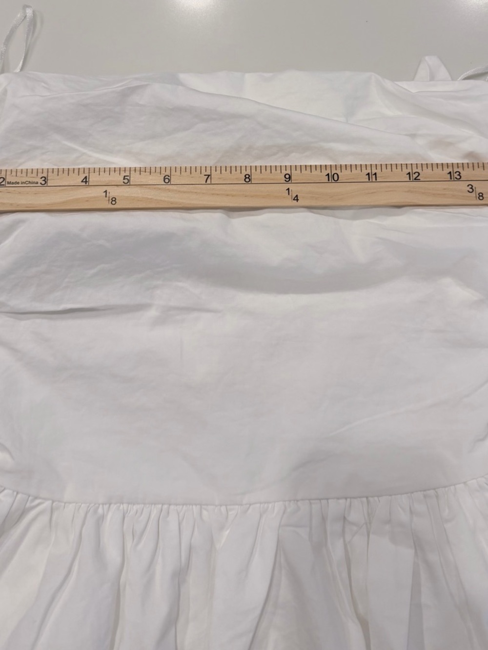 ILLA ILLA White Ruched Strapless Dress - Picture 7 of 9